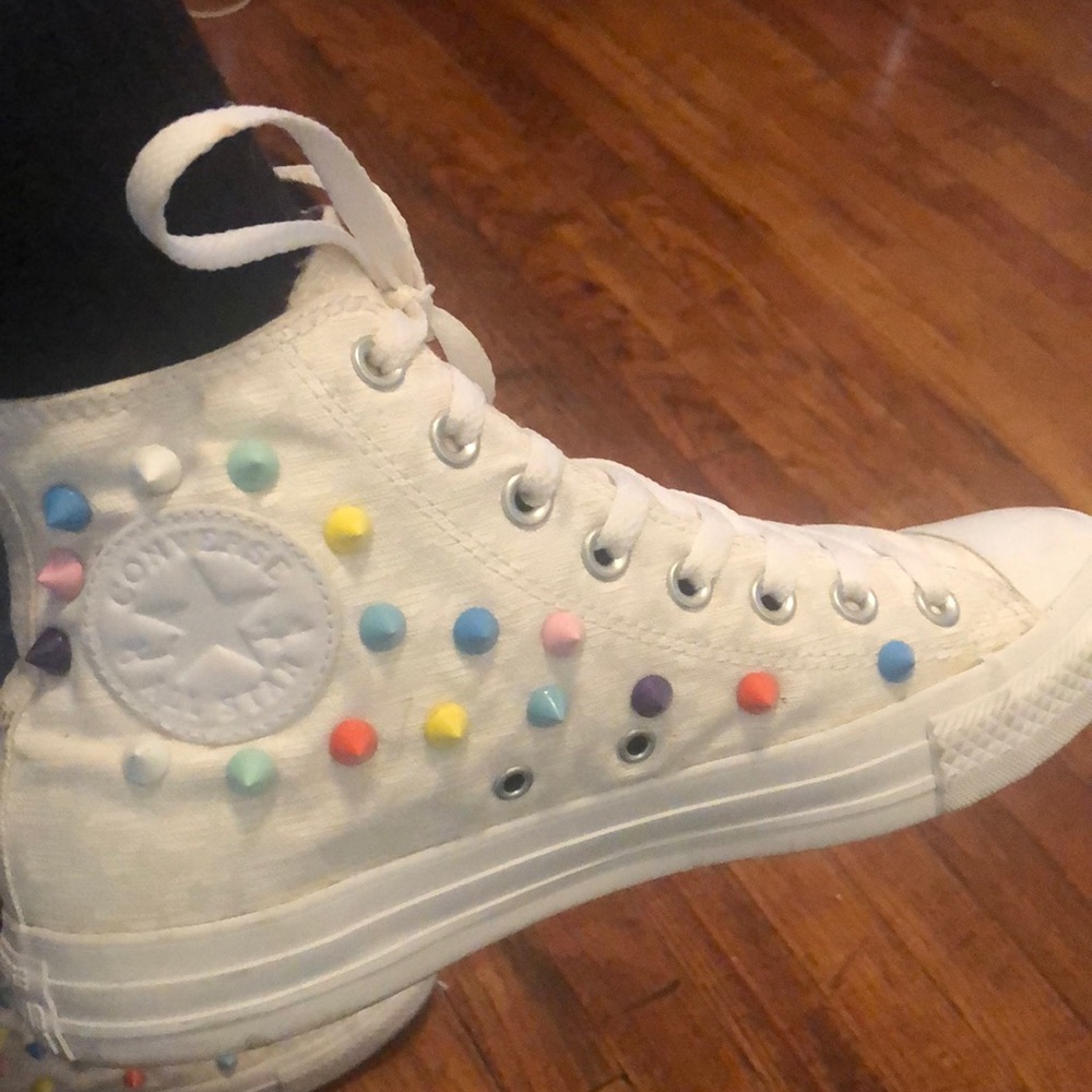 Converse studded sneakers